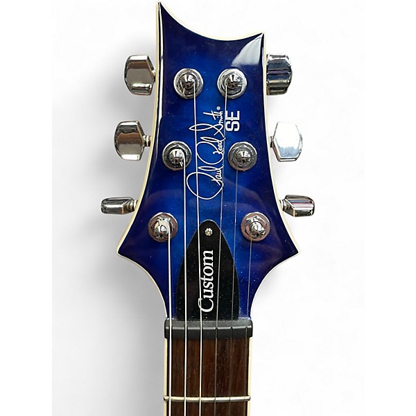 Used PRS SE Custom 22 Blue Burst Solid Body Electric Guitar