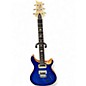 Used PRS SE Custom 24 Blue Burst Solid Body Electric Guitar thumbnail