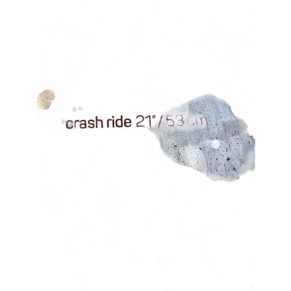 Used UFIP 21in NATURAL SERIES CRASH RIDE Cymbal
