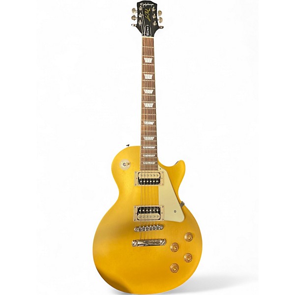 Used Epiphone Les Paul Traditional Pro IV Gold Solid Body Electric Guitar