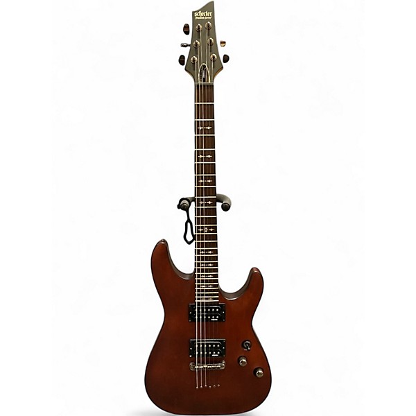 Used Schecter Guitar Research Omen 6 Crimson Red Trans Solid Body Electric Guitar