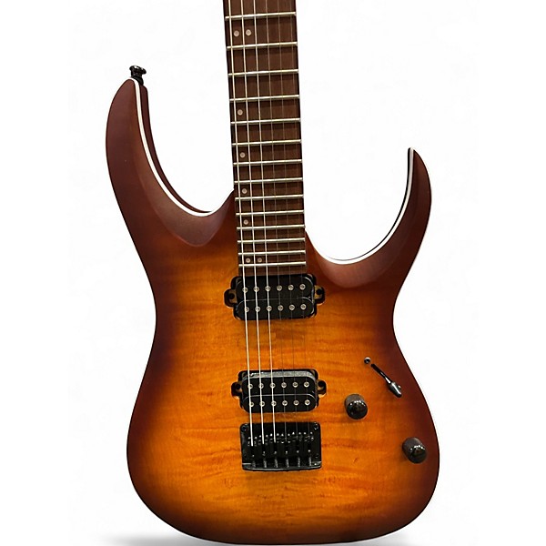 Used Ibanez RGA42FM 2 Color Sunburst Solid Body Electric Guitar