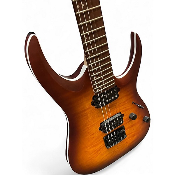 Used Ibanez RGA42FM 2 Color Sunburst Solid Body Electric Guitar