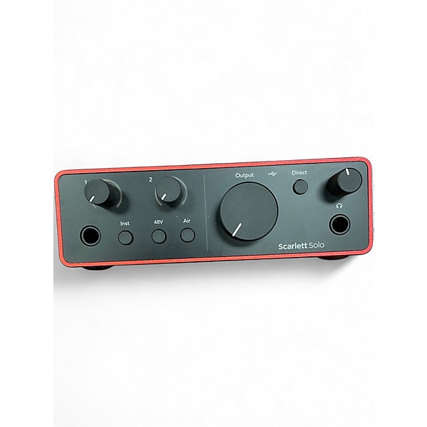 Used Focusrite Scarlett Solo Gen 4 Audio Interface