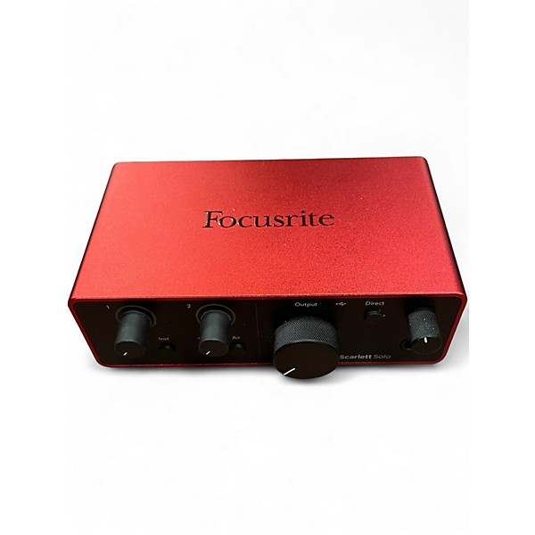 Used Focusrite Scarlett Solo Gen 4 Audio Interface