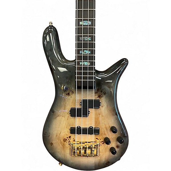 Used Spector Euro 4 CST Natural Black Burst Electric Bass Guitar
