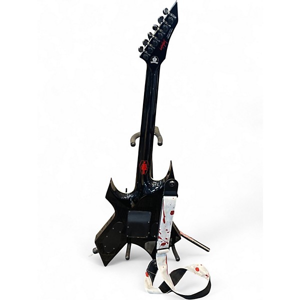 Used B.C. Rich JJSW Joey Jordison Signature Warlock blood splatter Solid Body Electric Guitar