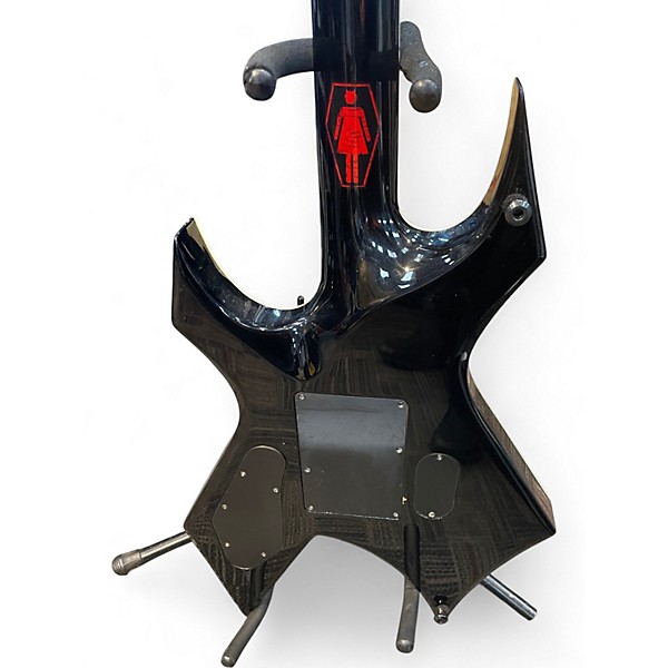 Used B.C. Rich JJSW Joey Jordison Signature Warlock blood splatter Solid Body Electric Guitar