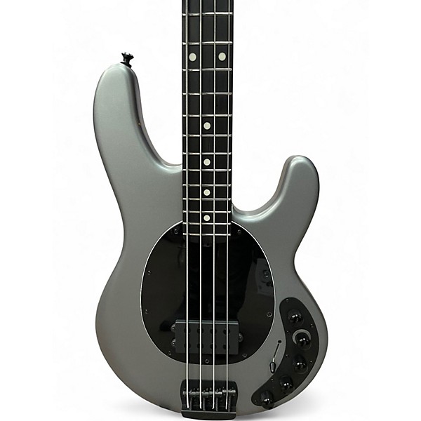 Used Ernie Ball Music Man DARKRAY GREY METALLIC Electric Bass Guitar