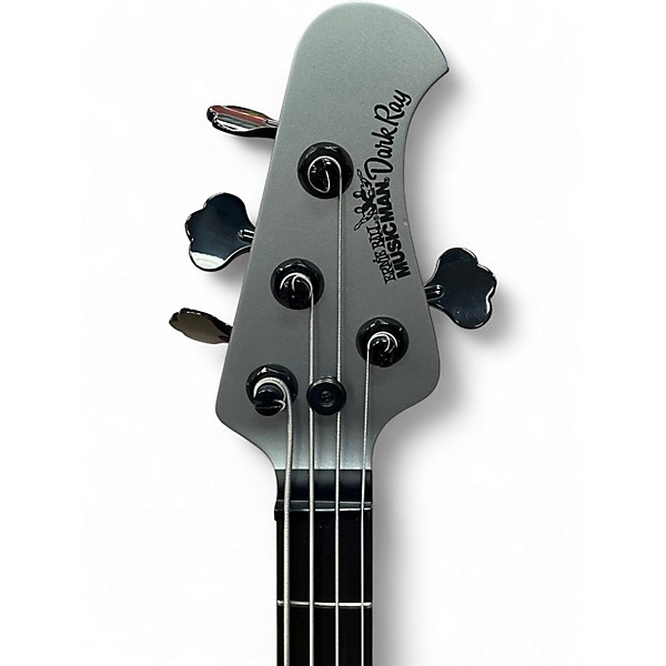 Used Ernie Ball Music Man DARKRAY GREY METALLIC Electric Bass Guitar