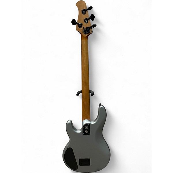 Used Ernie Ball Music Man DARKRAY GREY METALLIC Electric Bass Guitar