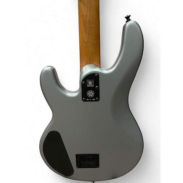Used Ernie Ball Music Man DARKRAY GREY METALLIC Electric Bass Guitar