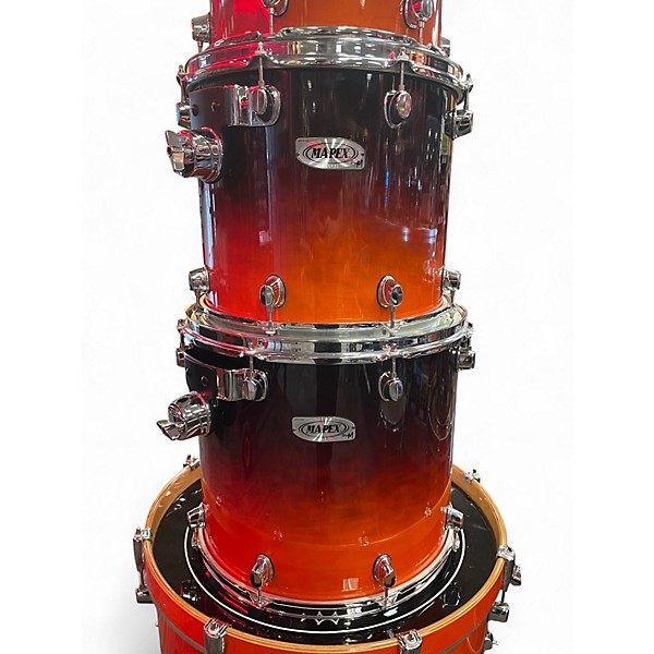 Used Mapex 6 Piece Pro M  Sunburst Drum Kit