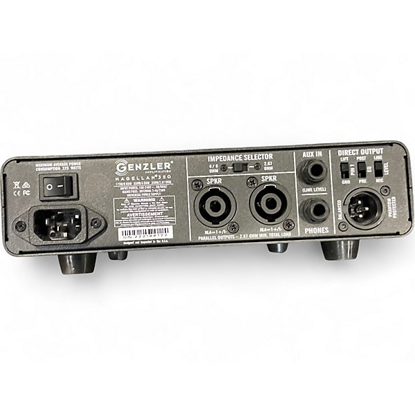 Used Genzler Amplification MAGELLAN 350 Bass Amp Head