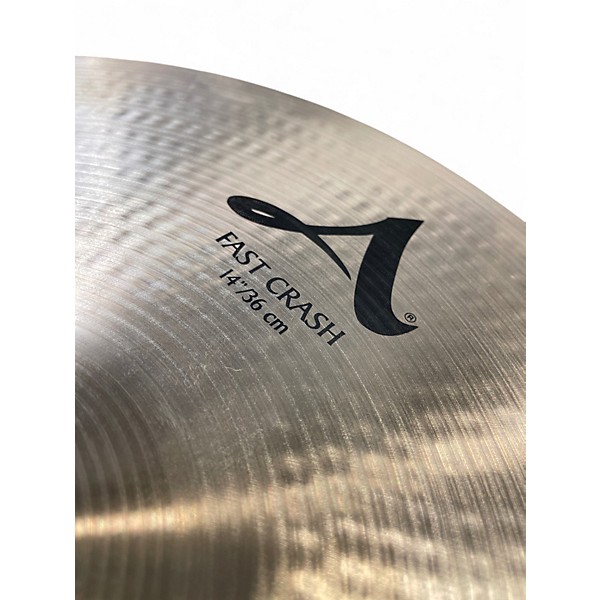 Used Zildjian 14in A Series Fast Crash Cymbal