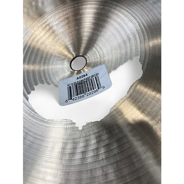 Used Zildjian 14in A Series Fast Crash Cymbal
