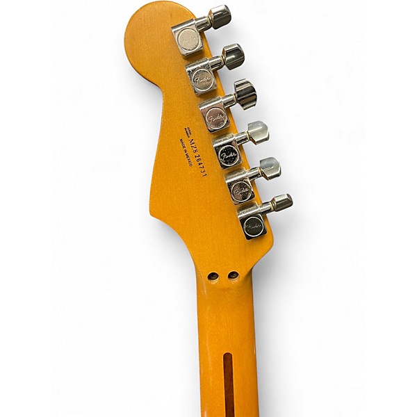 Used Fender Standard Stratocaster® HSS with Locking Tremolo Wine Red Solid Body Electric Guitar