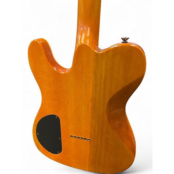 Used Fender Special Edition Custom Telecaster FMT HH Amber Solid Body Electric Guitar
