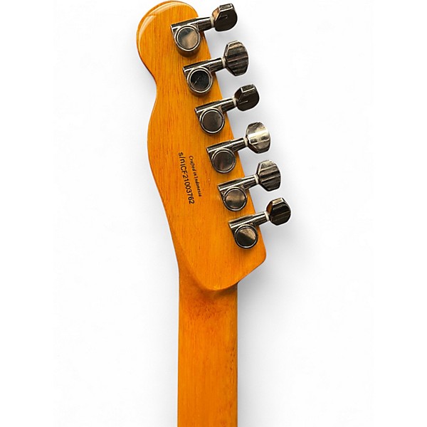 Used Fender Special Edition Custom Telecaster FMT HH Amber Solid Body Electric Guitar