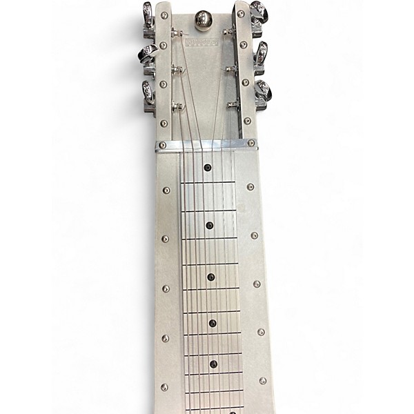 Used Fouke Industrial Guitars Dan Walsh Signature Matte Silver Lap Steel