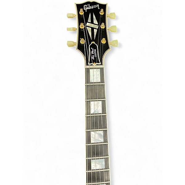 Used 2019 Gibson Custom Shop '57 Les Paul Custom 2 Pickup VOS Ebony Solid Body Electric Guitar