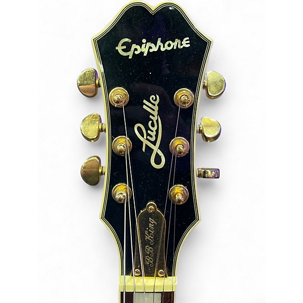 Used Epiphone BB King Lucille Black Hollow Body Electric Guitar