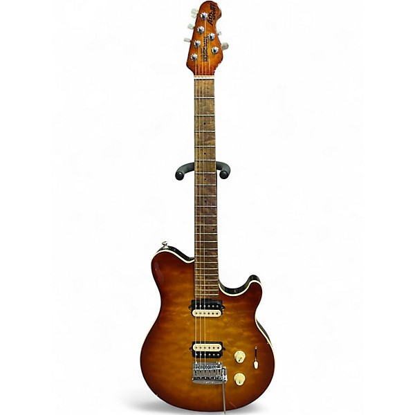 Used Ernie Ball Music Man Axis Super Sport 2 Tone Sunburst Solid Body Electric Guitar