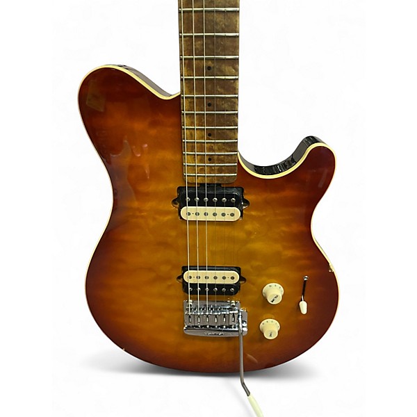 Used Ernie Ball Music Man Axis Super Sport 2 Tone Sunburst Solid Body Electric Guitar