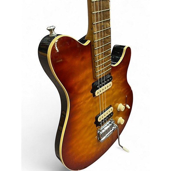 Used Ernie Ball Music Man Axis Super Sport 2 Tone Sunburst Solid Body Electric Guitar