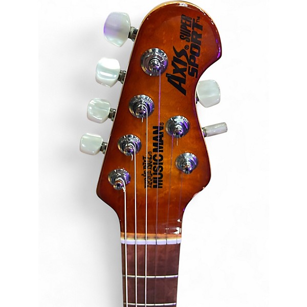 Used Ernie Ball Music Man Axis Super Sport 2 Tone Sunburst Solid Body Electric Guitar