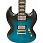 Used 2021 Epiphone SG Prophecy Custom GX Blue Tiger Aged Gloss Solid Body Electric Guitar