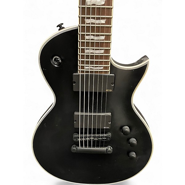 Used ESP LTD EC407 Black Solid Body Electric Guitar