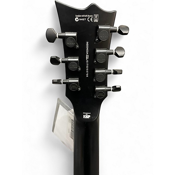 Used ESP LTD EC407 Black Solid Body Electric Guitar