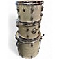 Used Slingerland 4 Piece Gene Krupa WHITE MOTHER OF PEARL Drum Kit