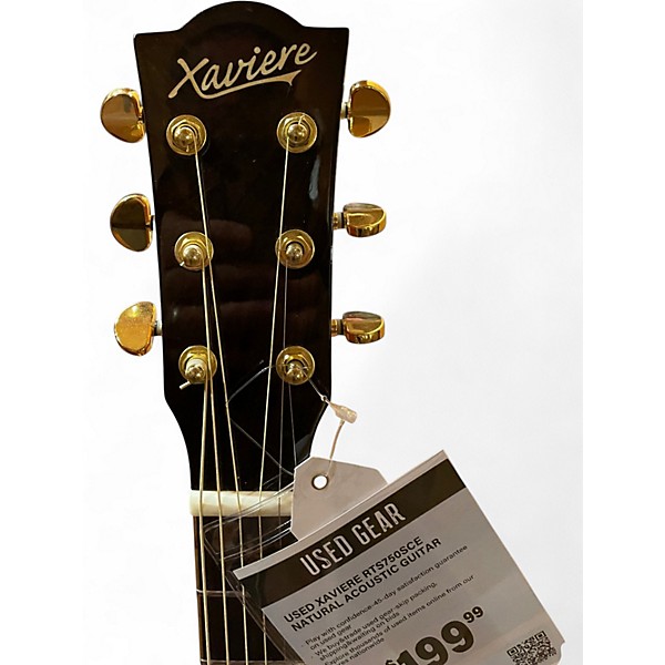 Used Xaviere RTS750SCE Natural Acoustic Guitar