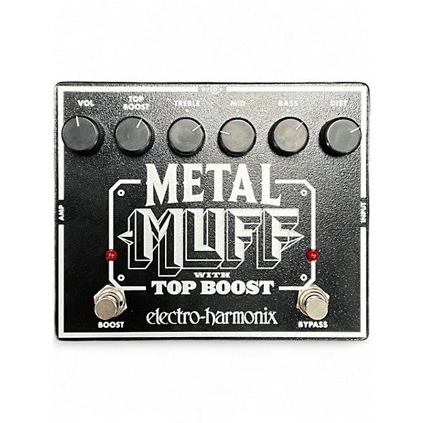 Used Electro-Harmonix Metal Muff Distortion With Top Boost Effect Pedal