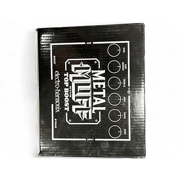 Used Electro-Harmonix Metal Muff Distortion With Top Boost Effect Pedal