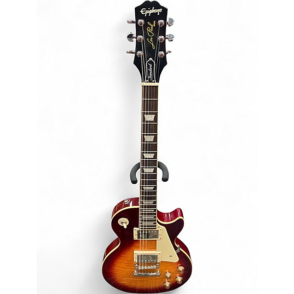 Used Epiphone Les Paul Standard 2 Color Sunburst Solid Body Electric Guitar
