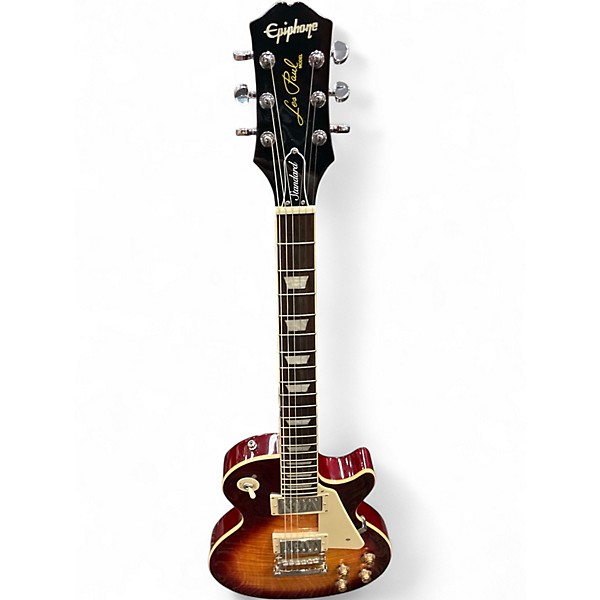 Used Epiphone Les Paul Standard 2 Color Sunburst Solid Body Electric Guitar