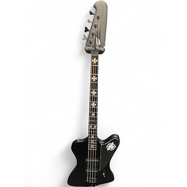 Used Epiphone Nikki Sixx Signature Blackbird Matte Black Satin Electric Bass Guitar