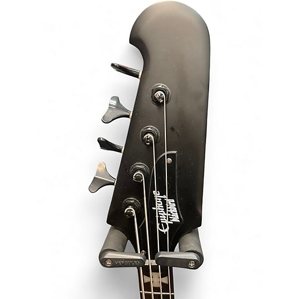 Used Epiphone Nikki Sixx Signature Blackbird Matte Black Satin Electric Bass Guitar