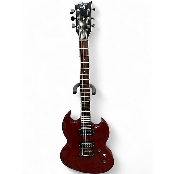 Used ESP VIPER RED Solid Body Electric Guitar