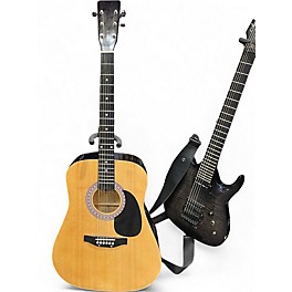 Used Burswood Singer Natural Acoustic Guitar
