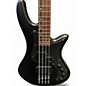 Used Schecter Guitar Research STILLETO STEALTH 4 STEALTH BLACK Electric Bass Guitar