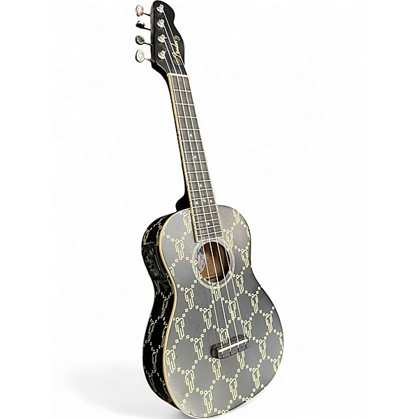 Used Fender billie eilish signature ukulele Black and Yellow Ukulele