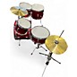 Used Groove Percussion 5 Piece 5 Piece Junior Kit Red Metallic Drum Kit