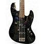 Used Fender Aerodyne Jazz Bass Black Electric Bass Guitar