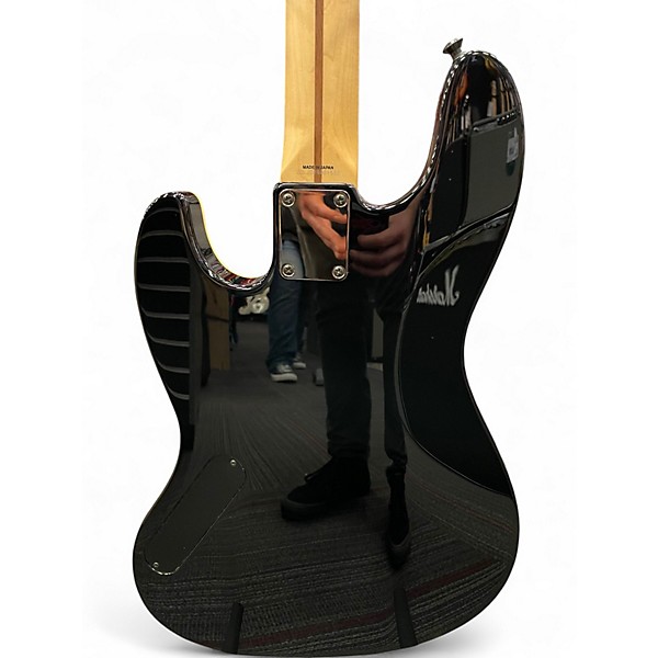 Used Fender Aerodyne Jazz Bass Black Electric Bass Guitar
