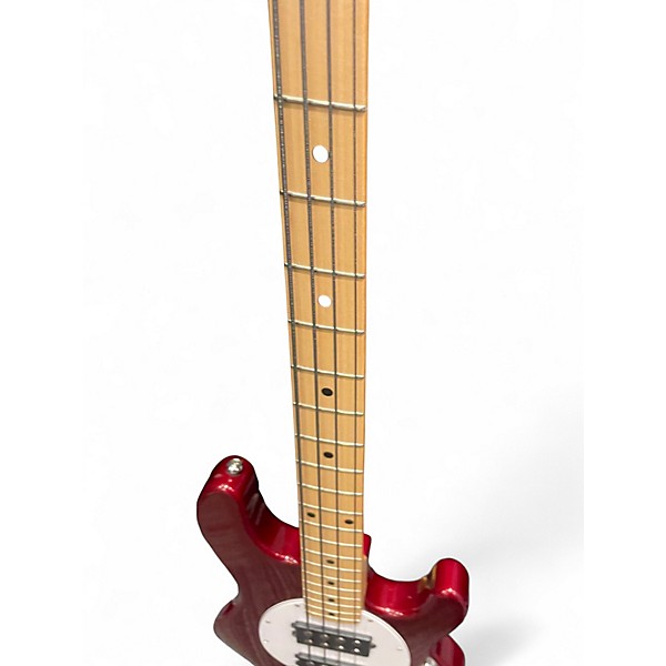 Used Sterling by Music Man Ray4 Candy Apple Red Electric Bass Guitar