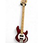 Used Sterling by Music Man Ray4 Candy Apple Red Electric Bass Guitar